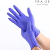 Gants en Nitrile Violets non-poudrés Taille L (8/9) - Boite de 100 gants | Mercator Outlet