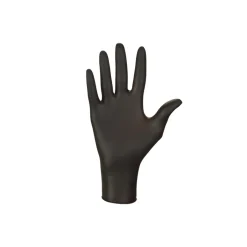 Gants NITRYLEX en Nitrile Noirs non-poudrés Taille M (7/8) - Boite de 100 gants | Mercator Online