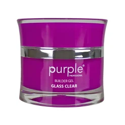 Gel de construction BUILDER GEL GLASS CLEAR - 50 gr | Purple Professional Clearance