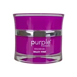 Gel de construction BUILDER GEL MILKY PINK - 50 gr | Purple Professional Hot
