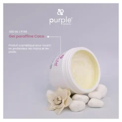 Gel paraffine Noix de Coco - 500 ml | Purple Professional Online