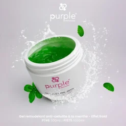 Gel remodelant anti-cellulite à la menthe - Effet froid - 500 ml | Purple Professional Discount