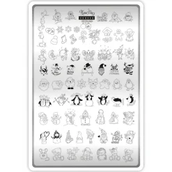 Grande Plaque de STAMPING + Pochoir - Contes | Taki Da Discount