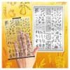 Grande Plaque de STAMPING + Pochoir - Gold season | Taki Da Sale
