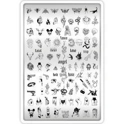 Grande Plaque de STAMPING + Pochoir - Destin | Taki Da Sale