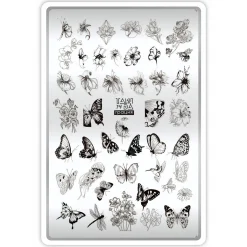 Grande Plaque de STAMPING + Pochoir - Grâce | Taki Da Best