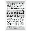 Grande Plaque de STAMPING + Pochoir - Creative | Taki Da Online