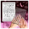 Grande Plaque de STAMPING + Pochoir - She | Taki Da Sale