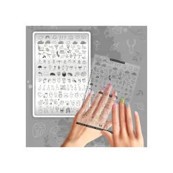 Grande Plaque de STAMPING - Automne en forêt | Taki Da Best