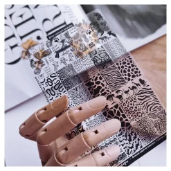 Grande Plaque de STAMPING + Pochoir - Safari | Taki Da Outlet