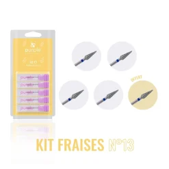 KIT DE FRAISES N°13 : 4 embouts P3070 + 1 offert - Purple | Purple Professional Sale