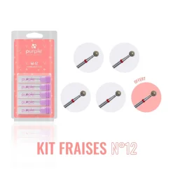 KIT DE FRAISES N°12 : 4 embouts P3030 + 1 offert - Purple | Purple Professional Best