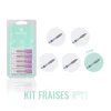 KIT DE FRAISES N°11 : 4 embouts P3025 + 1 offert - Purple | Purple Professional Hot