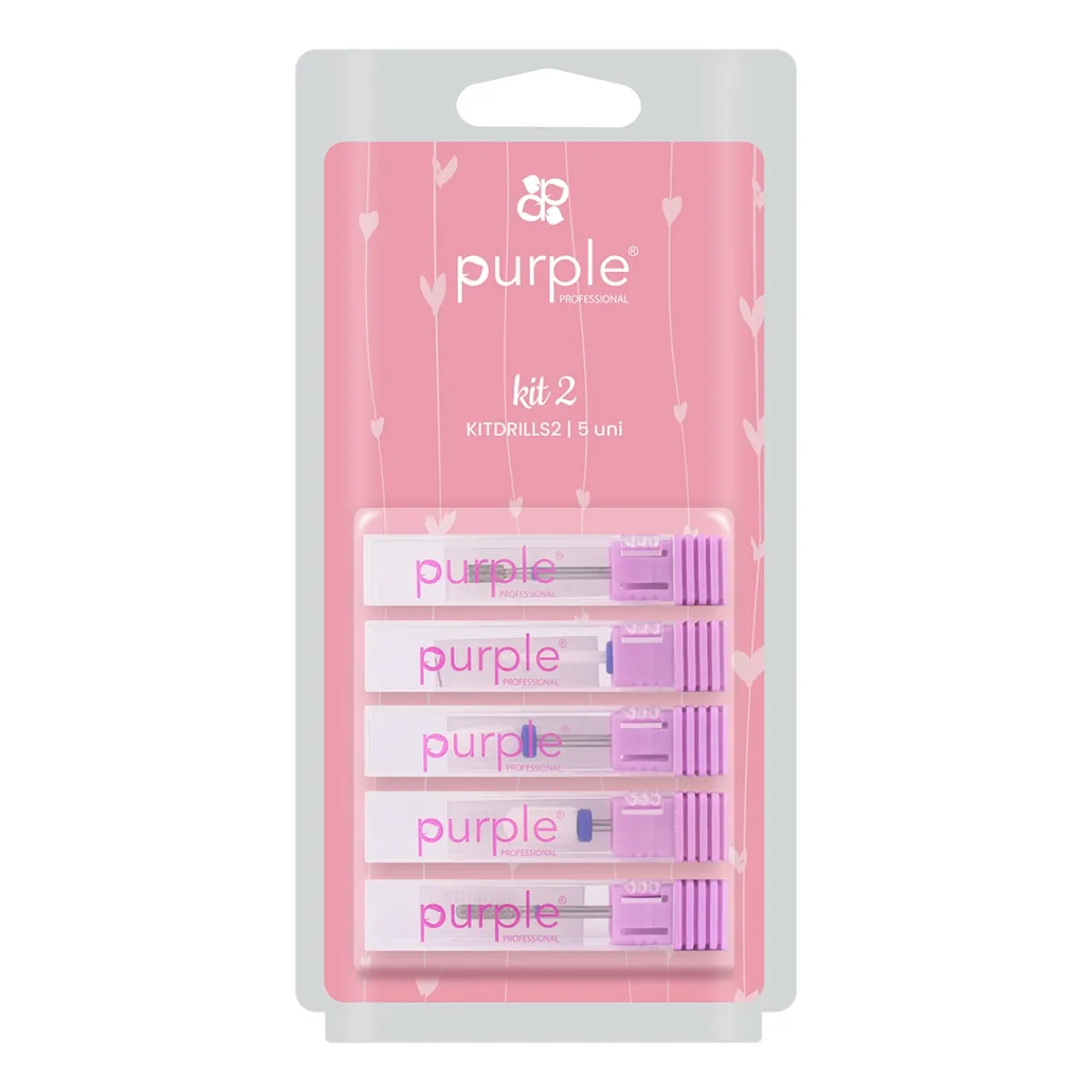 KIT DE FRAISES N°2 : 4 embouts + 1 offert - Purple | Purple Professional Fashion