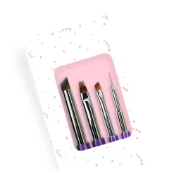 KIT DE PINCEAUX N°6 : 3 pinceaux + 1 offert - Purple | Purple Professional Fashion