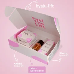 Kit HYALU-LIFT 35+ : Sérum + Crème + Huile cuticules offerte | Purple Professional Best