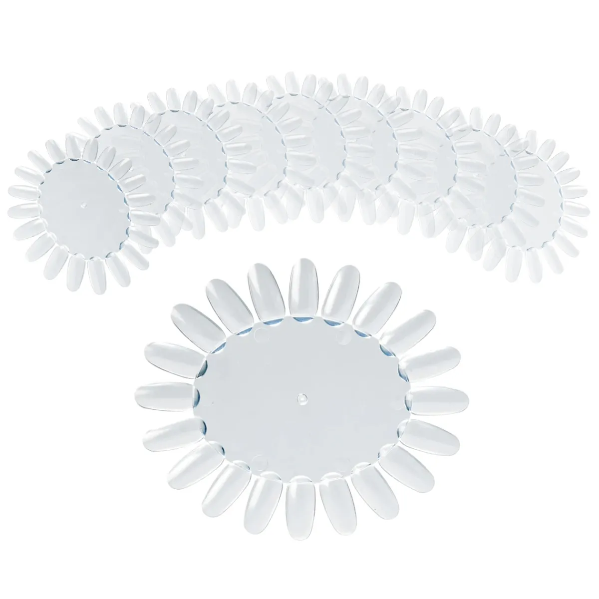 Lot de 10 Nuanciers transparents | Fraise Nail Shop Sale