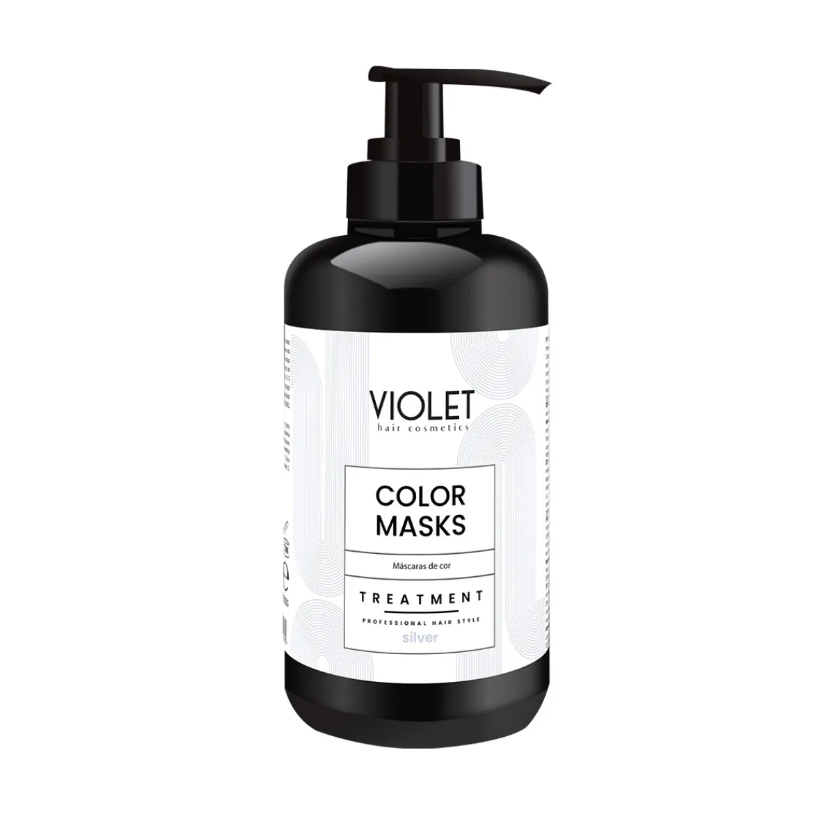 Masque colorant pour cheveux gris COLOR MASKS - SILVER - 250 ml | Violet Hot