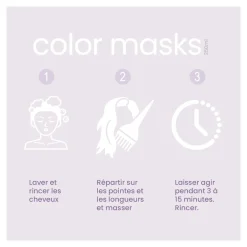 Masque colorant pour cheveux roses COLOR MASKS - PINK - 250 ml | Violet Sale
