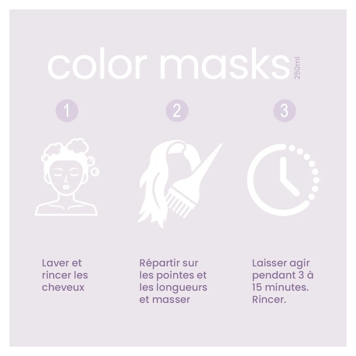 Masque colorant pour cheveux roses COLOR MASKS - PINK - 250 ml | Violet Sale