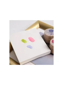 Palette en carton pour mélanger les couleurs - 7,6 x 7,6 cm | Fraise Nail Shop Outlet