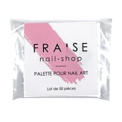 Palette en carton pour mélanger les couleurs - 7,6 x 7,6 cm | Fraise Nail Shop Outlet