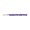 PINCEAU BISEAUTÉ en Nylon pour ONE STROKE N°4 M - Manche Métallique | Purple Professional Best
