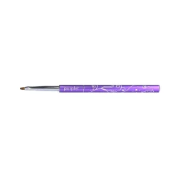 PINCEAU en Nylon pour Nail art, Plastiart et Zhostovo - Manche métallique | Purple Professional Online