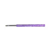 PINCEAU NAIL ART en Nylon ONE STROKE S : 3 x 4,5mm - Manche Métallique | Purple Professional Hot