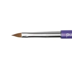 PINCEAU OVALE POUR 3D et APPLICATION RÉSINE N°4 Manche métallique | Purple Professional New