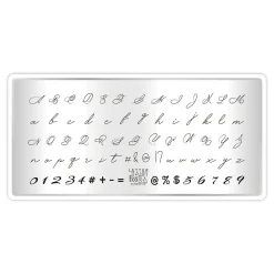 Plaque de STAMPING Mini - Lettres N°03 | Taki Da Hot