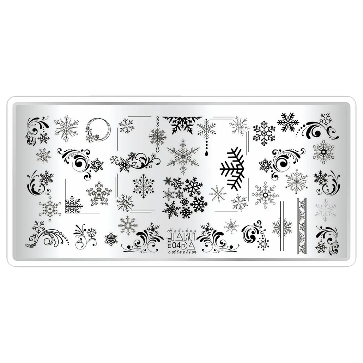 Plaque de STAMPING Mini - Holiday N°04 | Taki Da Hot