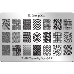 Plaque de STAMPING XL - Geometry is perfect | B. Loves Plates Fashion