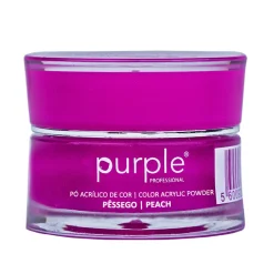 Poudre Acrylique de couleur - Pêche - 3,5 gr | Purple Professional Discount