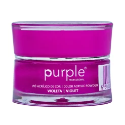 Poudre Acrylique de couleur - Violet - 3,5 gr | Purple Professional Outlet