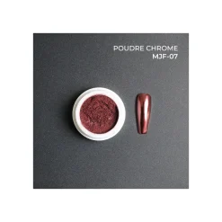 Poudre Chrome Colorée pour Nail Art - Teinte 07 | Fraise Nail Shop Best