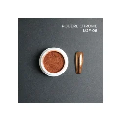 Poudre Chrome Colorée pour Nail Art - Teinte 06 | Fraise Nail Shop Fashion