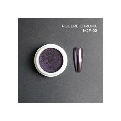 Poudre Chrome Colorée pour Nail Art - Teinte 02 | Fraise Nail Shop Best