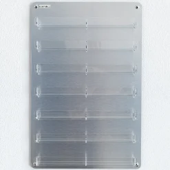 Présentoir mural pour vernis à ongles - Argenté | Emil New