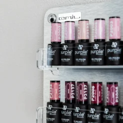 Présentoir mural pour vernis à ongles - Argenté | Emil New