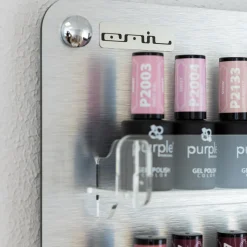 Présentoir mural pour vernis à ongles - Argenté | Emil New