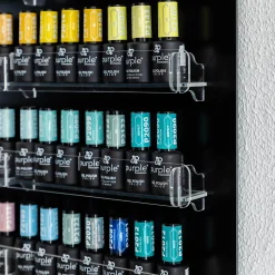 Présentoir mural pour vernis à ongles - Noir | Emil Discount