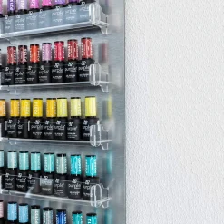 Présentoir mural pour vernis à ongles - Argenté | Emil New