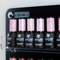 Présentoir mural pour vernis à ongles - Noir | Emil Discount