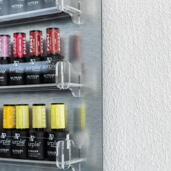 Présentoir mural pour vernis à ongles - Argenté | Emil New