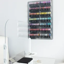 Présentoir mural pour vernis à ongles - Argenté | Emil New