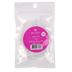 Recharges Capsules MAGIC TIPS BALLERINE / LONG N°7 - 50 pcs | Purple Professional Best