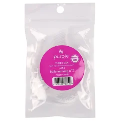 Recharges Capsules MAGIC TIPS BALLERINE / LONG N°5 - 50 pcs | Purple Professional Discount