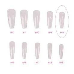 Recharges Capsules MAGIC TIPS BALLERINE / LONG N°4 - 50 pcs | Purple Professional Clearance