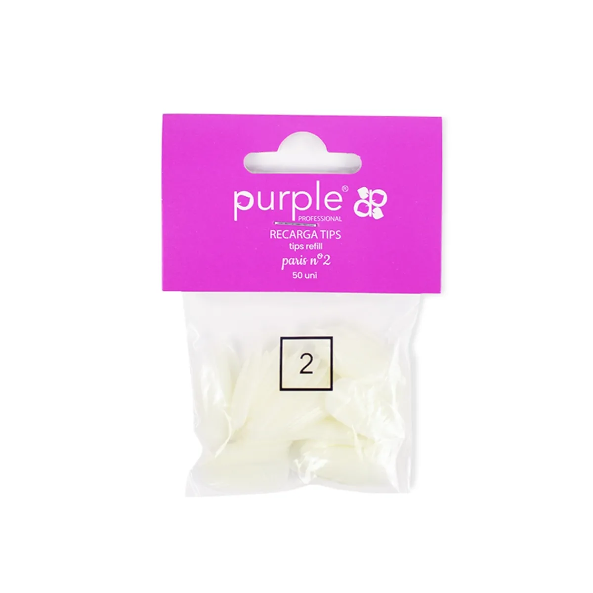 Recharges Capsules PARIS Naturelles N°2 - 50 pcs | Purple Professional Discount